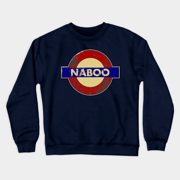 METRO SIGN Crewneck Sweatshirt by KARMADESIGNER T-SHIRT SHOP